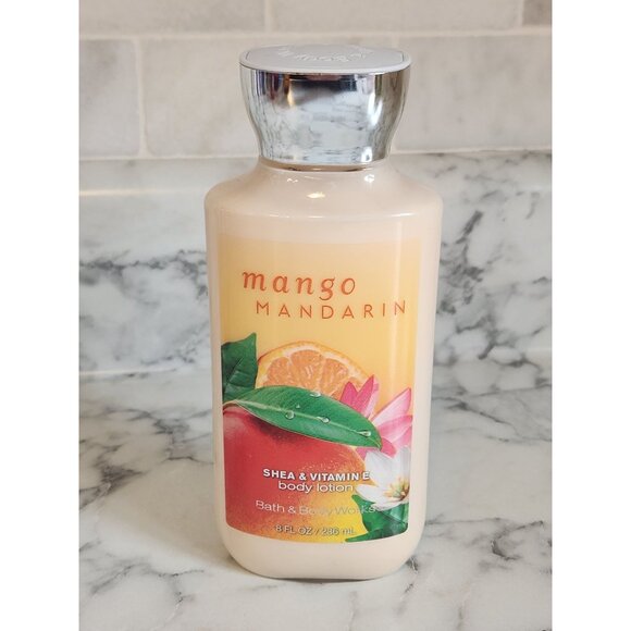 Bath & Body Works Mango Mandarin Shea & Vitamin E Body Lotion 8 Fl Oz - Picture 1 of 4